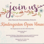 Kindergarten Open House Invitation