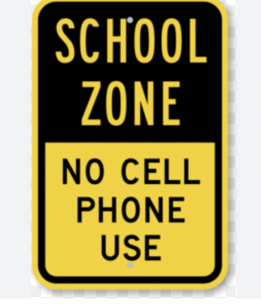 School Zone No Cell Phone Use